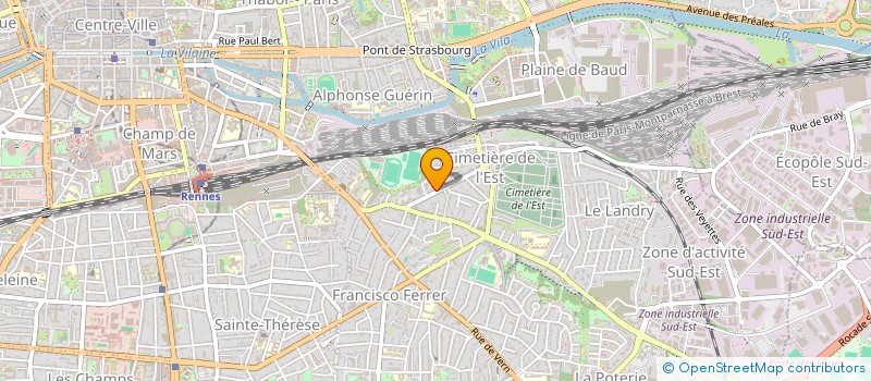 localisation de l'entreprise MONSIEUR PHILIPPE VARIERAS  RENNES