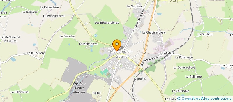 localisation de l'entreprise MONSIEUR PHILIPPE VASSEUR  MAZIERES-EN-GATINE