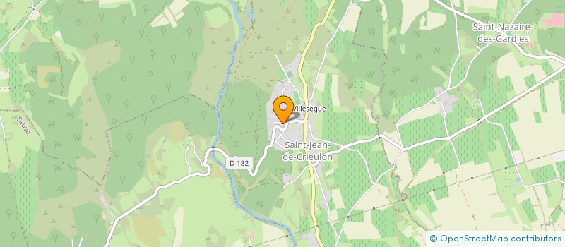 localisation de l'entreprise MONSIEUR PHILIPPE VAUQUIER à SAINT-JEAN-DE-CRIEULON