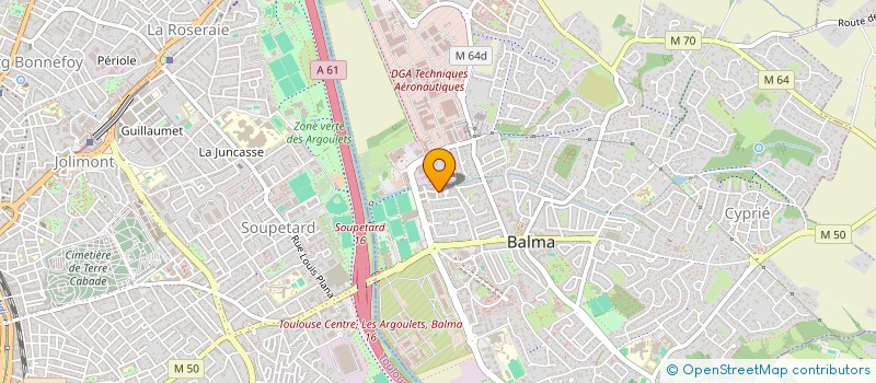 localisation de l'entreprise MONSIEUR PHILIPPE VAURS  BALMA