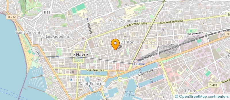 localisation de l'entreprise MONSIEUR PHILIPPE VAUTIER à LE HAVRE