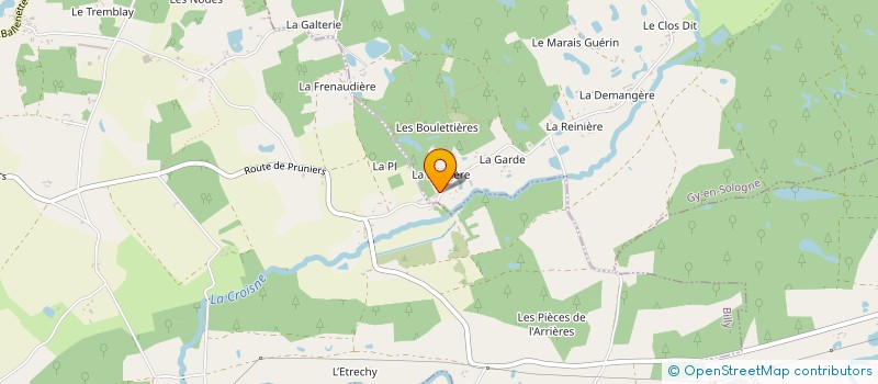 localisation de l'entreprise MONSIEUR PHILIPPE VEAUVY à GY-EN-SOLOGNE