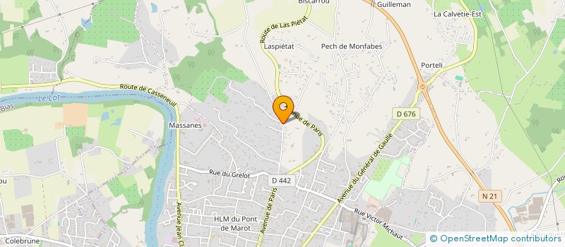 localisation de l'entreprise MONSIEUR PHILIPPE VEDERE  VILLENEUVE-SUR-LOT