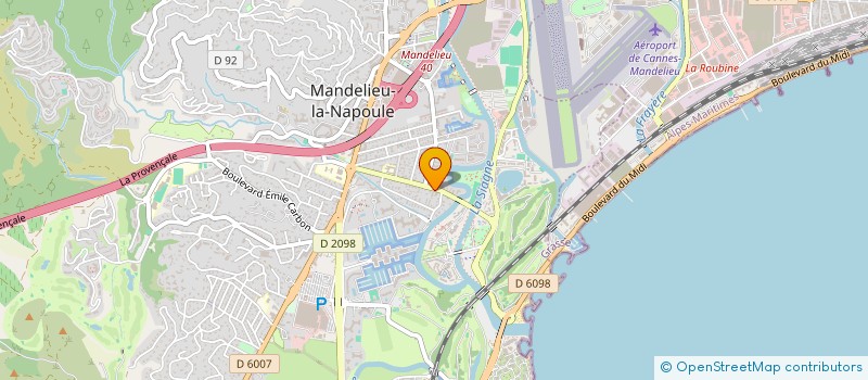 localisation de l'entreprise MONSIEUR PHILIPPE VEDOVOTTO à MANDELIEU-LA-NAPOULE