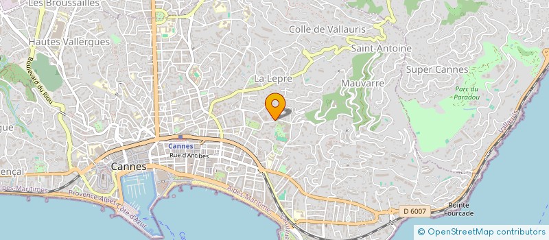 localisation de l'entreprise MONSIEUR PHILIPPE VEDRINE à CANNES