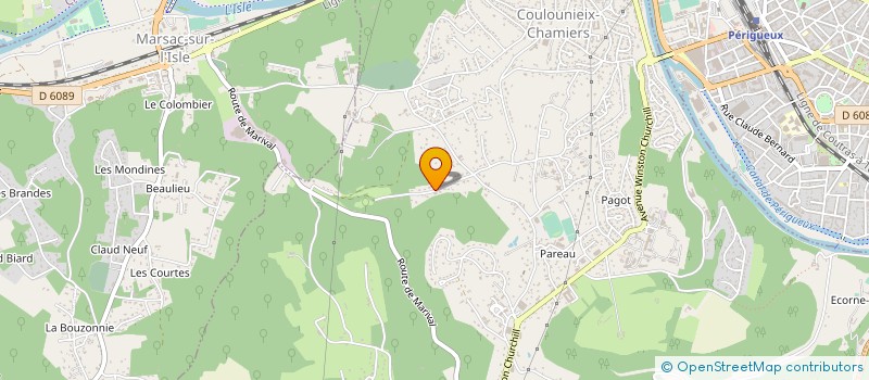 localisation de l'entreprise MONSIEUR PHILIPPE VEERSE  COULOUNIEIX-CHAMIERS