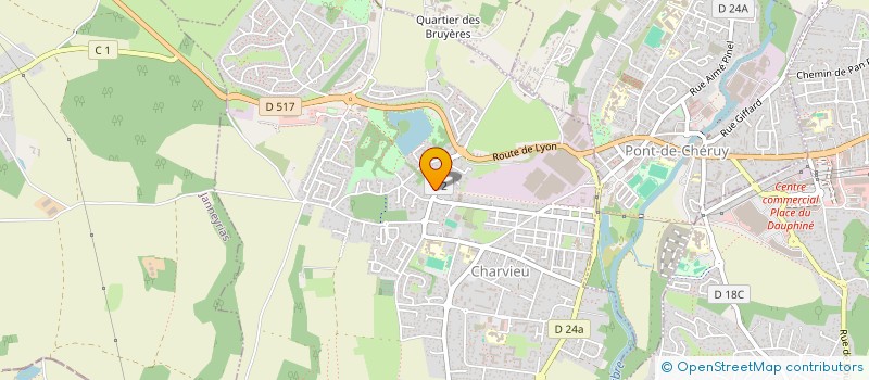 localisation de l'entreprise MONSIEUR PHILIPPE VEILLET  PONT-DE-CHERUY