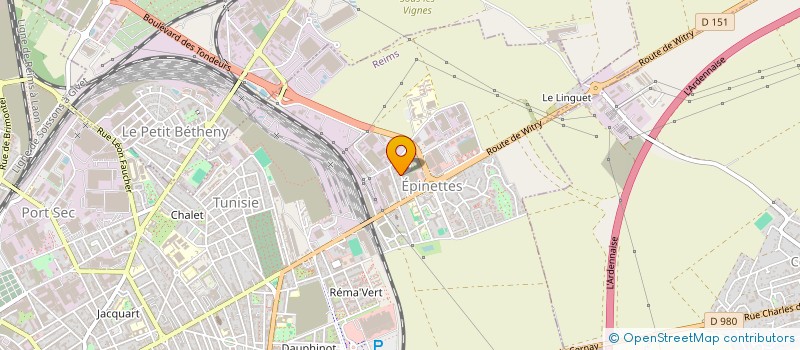 localisation de l'entreprise MONSIEUR PHILIPPE VEKENS  REIMS