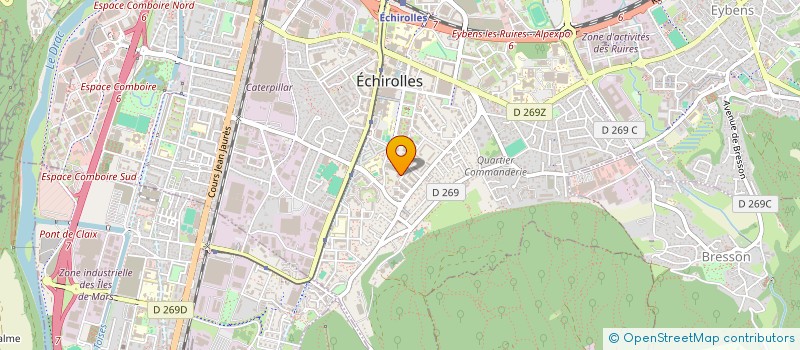 localisation de l'entreprise MONSIEUR PHILIPPE VELASQUEZ  GRENOBLE