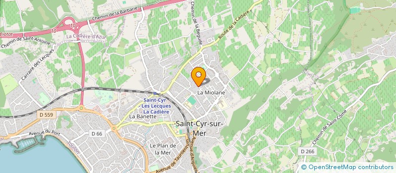 localisation de l'entreprise MONSIEUR PHILIPPE VELLUTINI à SAINT-CYR-SUR-MER