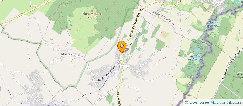 localisation de l'entreprise MONSIEUR PHILIPPE VENDEUIL  GRILLY