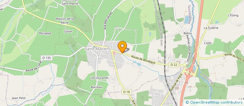 localisation de l'entreprise MONSIEUR PHILIPPE VENET  SAINT-MARIENS