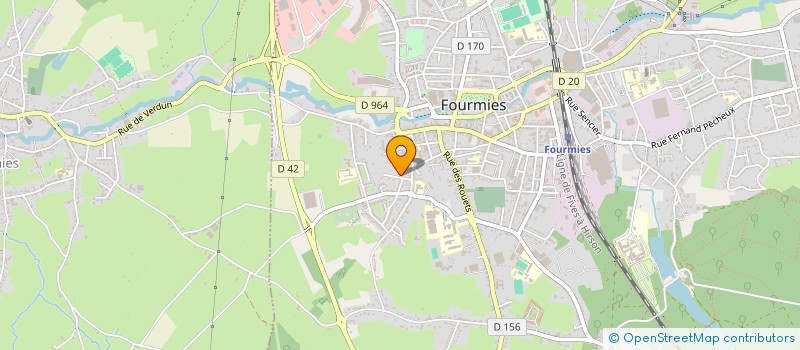 localisation de l'entreprise MONSIEUR PHILIPPE VENNIN à FOURMIES
