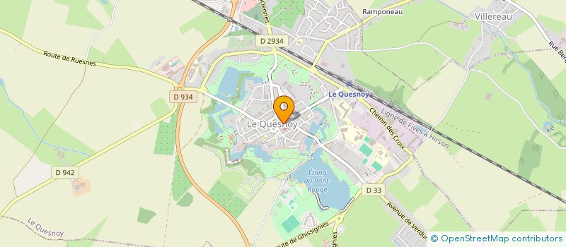 localisation de l'entreprise MONSIEUR PHILIPPE VERCRUYSSE à LE QUESNOY