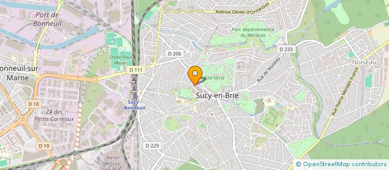 localisation de l'entreprise MONSIEUR PHILIPPE VERDIER à SUCY-EN-BRIE