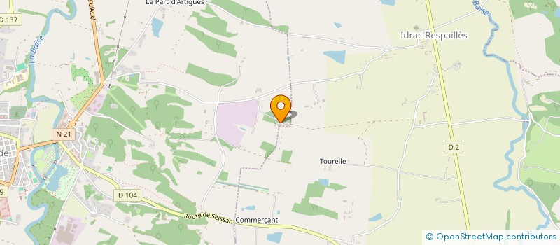 localisation de l'entreprise MONSIEUR PHILIPPE VERGEOT  MIRANDE