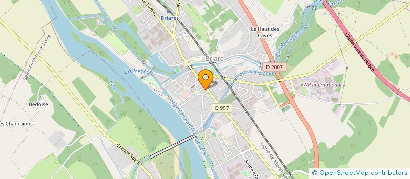 localisation de l'entreprise MONSIEUR PHILIPPE VERGES  BRIARE