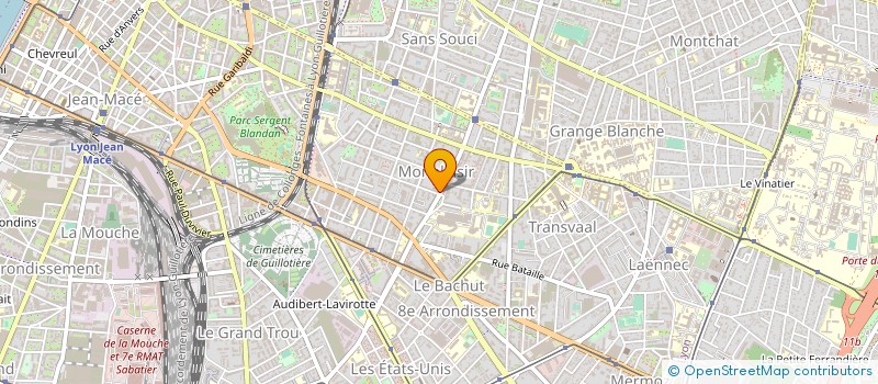 localisation de l'entreprise MONSIEUR PHILIPPE VERGNE  LYON