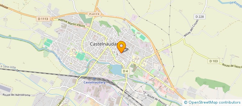 localisation de l'entreprise MONSIEUR PHILIPPE VERGNES  CASTELNAUDARY