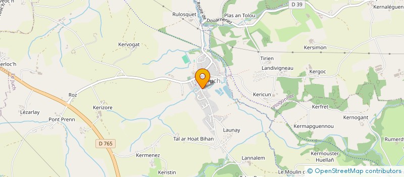 localisation de l'entreprise MONSIEUR PHILIPPE VERGOZ  LE JUCH