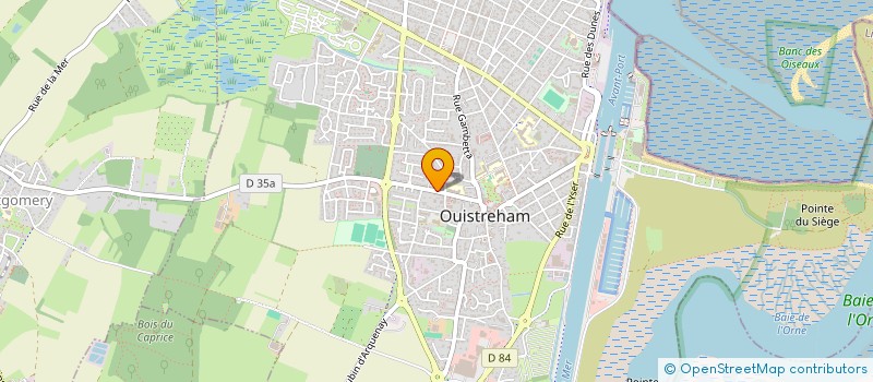 localisation de l'entreprise MONSIEUR PHILIPPE VERGY  OUISTREHAM