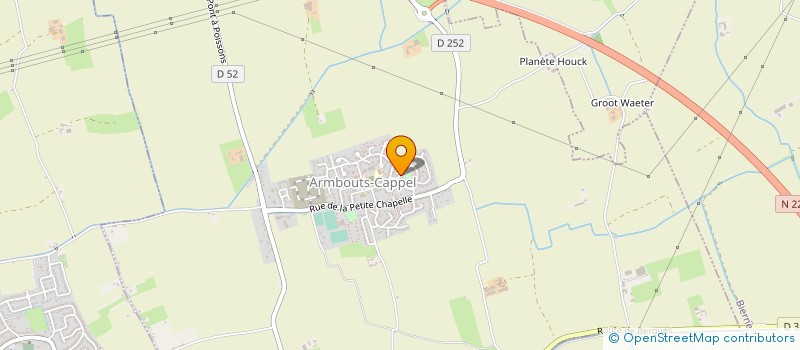 localisation de l'entreprise MONSIEUR PHILIPPE VERHEYDE  ARMBOUTS-CAPPEL