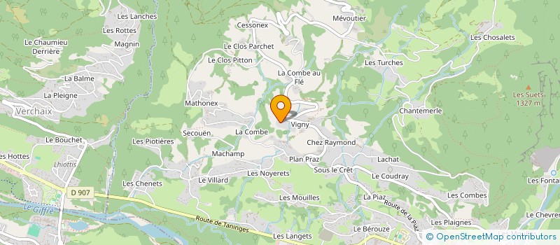 localisation de l'entreprise MONSIEUR PHILIPPE VERIGNON à SAMOENS