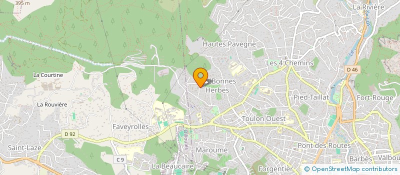 localisation de l'entreprise MONSIEUR PHILIPPE VERNEAU  TOULON