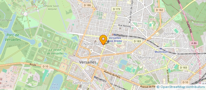 localisation de l'entreprise MONSIEUR PHILIPPE VERNEJOUL à VERSAILLES