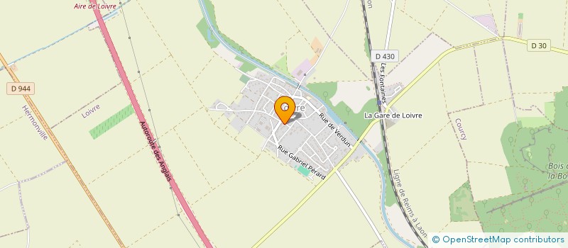 localisation de l'entreprise MONSIEUR PHILIPPE VERNET  LOIVRE