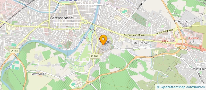 localisation de l'entreprise MONSIEUR PHILIPPE VERNHET à CARCASSONNE