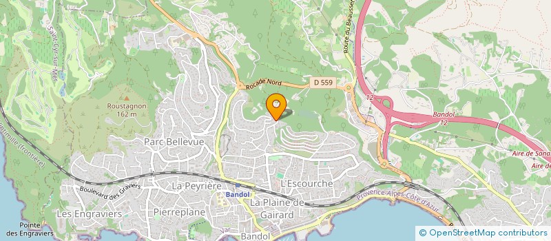 localisation de l'entreprise MONSIEUR PHILIPPE VEROULT  BANDOL