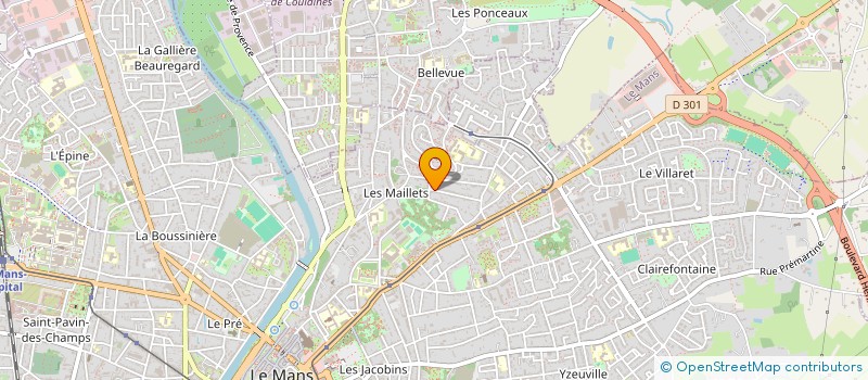 localisation de l'entreprise MONSIEUR PHILIPPE VERRIER à LE MANS