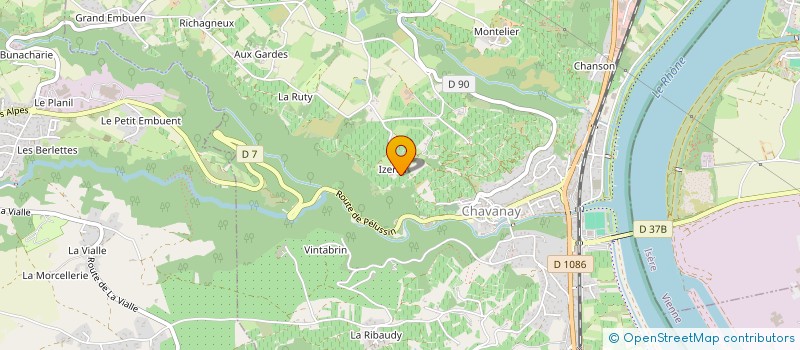 localisation de l'entreprise MONSIEUR PHILIPPE VERZIER  CHAVANAY