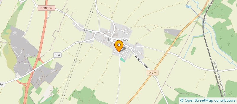 localisation de l'entreprise MONSIEUR PHILIPPE VEUILLET  MARSANNAY-LE-BOIS