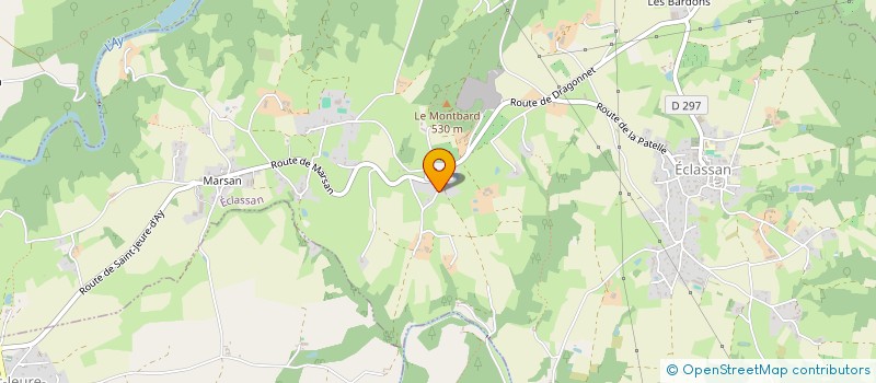 localisation de l'entreprise MONSIEUR PHILIPPE VEYRAND  ECLASSAN