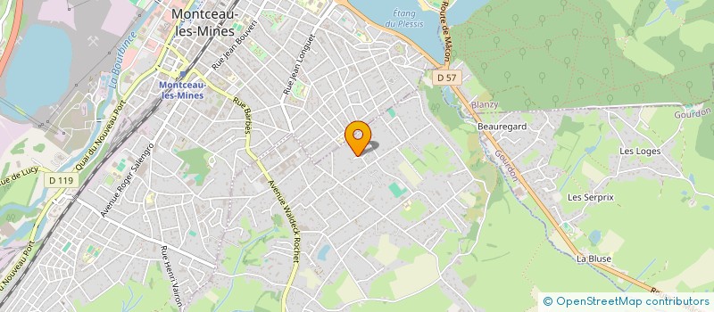 localisation de l'entreprise MONSIEUR PHILIPPE VEYRAT  SAINT-VALLIER