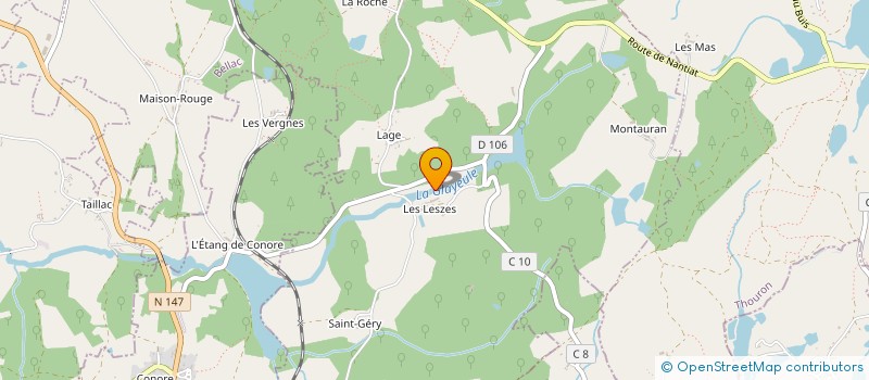 localisation de l'entreprise MONSIEUR PHILIPPE VEYRIRAS  NANTIAT