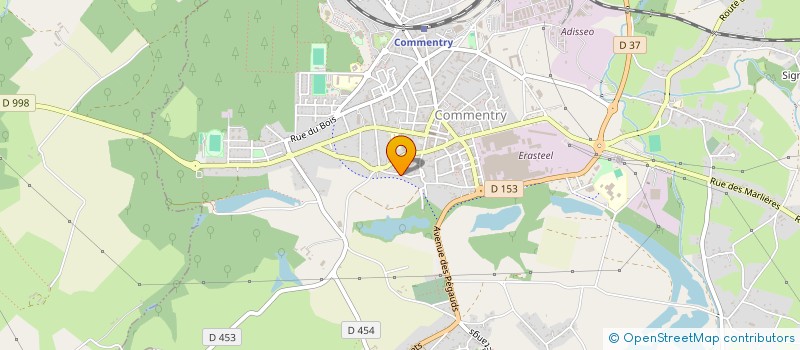 localisation de l'entreprise MONSIEUR PHILIPPE VEZZOSI  COMMENTRY