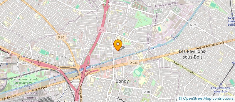 localisation de l'entreprise MONSIEUR PHILIPPE VIALA  BONDY