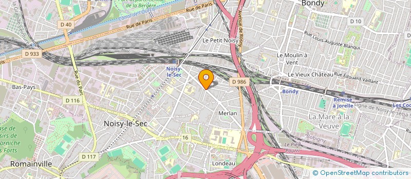 localisation de l'entreprise MONSIEUR PHILIPPE VIALA à NOISY-LE-SEC