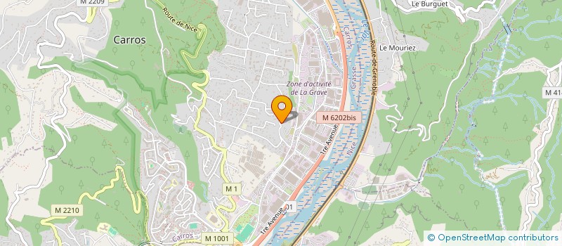 localisation de l'entreprise MONSIEUR PHILIPPE VIALE  CARROS