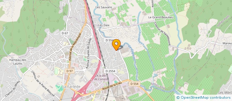 localisation de l'entreprise MONSIEUR PHILIPPE VIALLET à SOLLIES-PONT