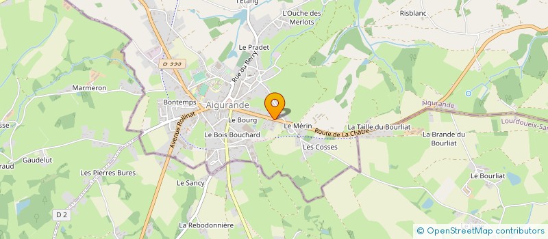 localisation de l'entreprise MONSIEUR PHILIPPE VIARD à AIGURANDE
