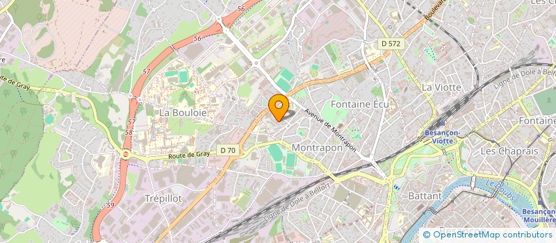 localisation de l'entreprise MONSIEUR PHILIPPE VICAIRE à BESANCON