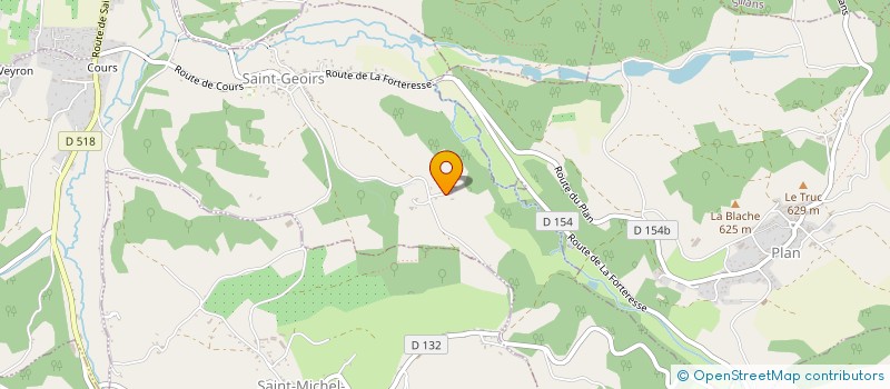 localisation de l'entreprise MONSIEUR PHILIPPE VICAT  SAINT-GEOIRS