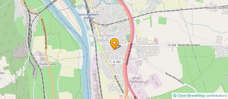 localisation de l'entreprise MONSIEUR PHILIPPE VICHARD  SAINT-RAMBERT-D'ALBON