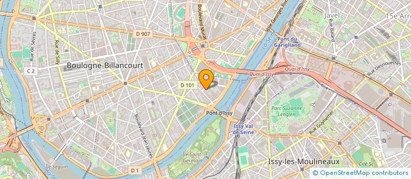 localisation de l'entreprise MONSIEUR PHILIPPE VIDALENC à BOULOGNE-BILLANCOURT