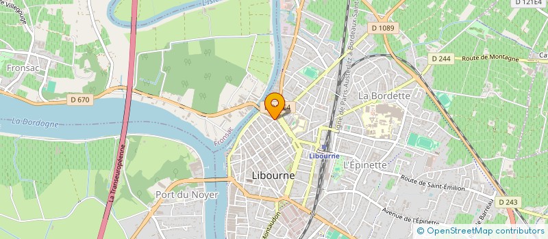 localisation de l'entreprise MONSIEUR PHILIPPE VIDEAU  LIBOURNE