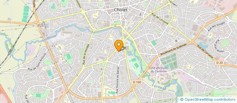 localisation de l'entreprise MONSIEUR PHILIPPE VIEAU à CHOLET
